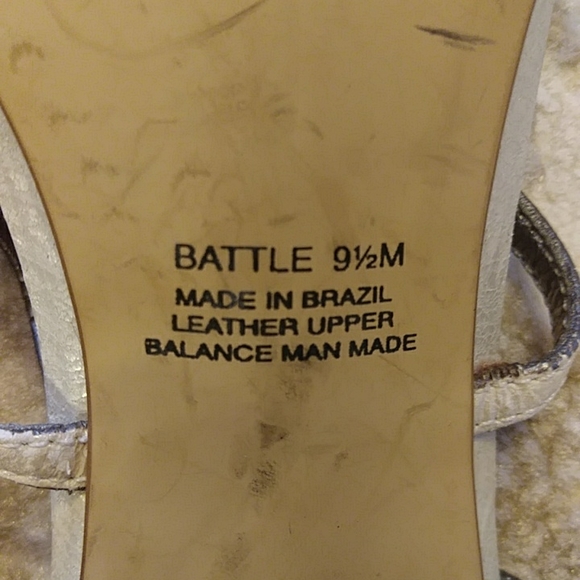 Carlos by Carlos Santana "Battle" Gladiator Leather Sandals 9.5M - Picture 13 of 16